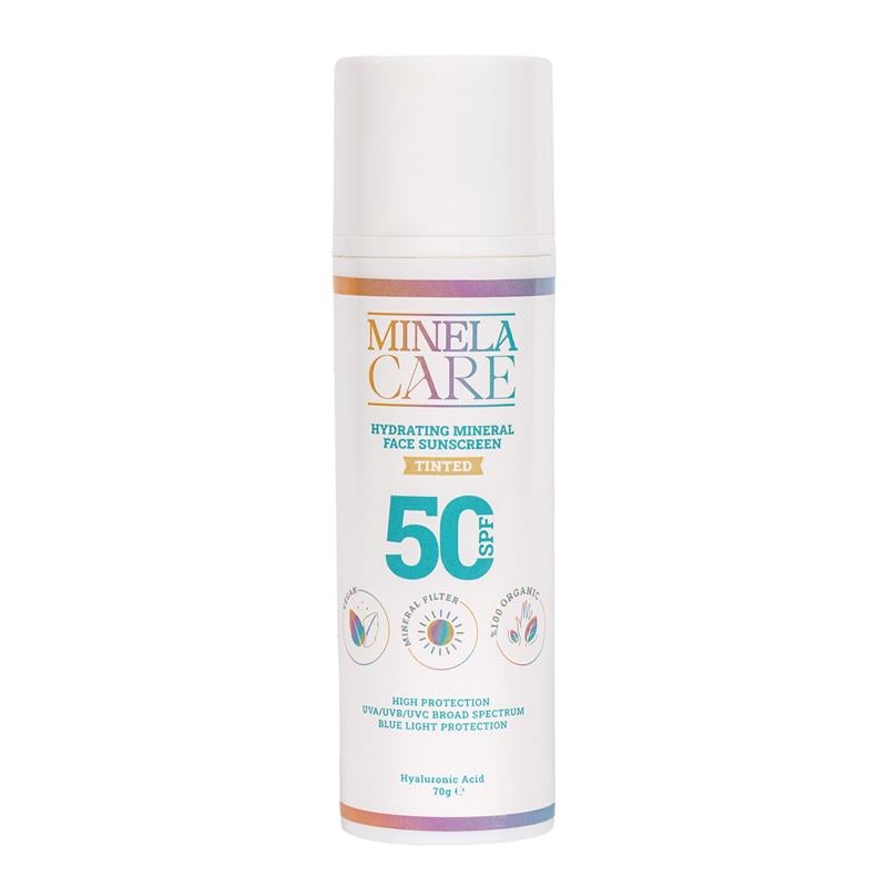 Minela Care Spf 50 Renkli Nemlendirici Yüz Güneş Kremi 70 gr