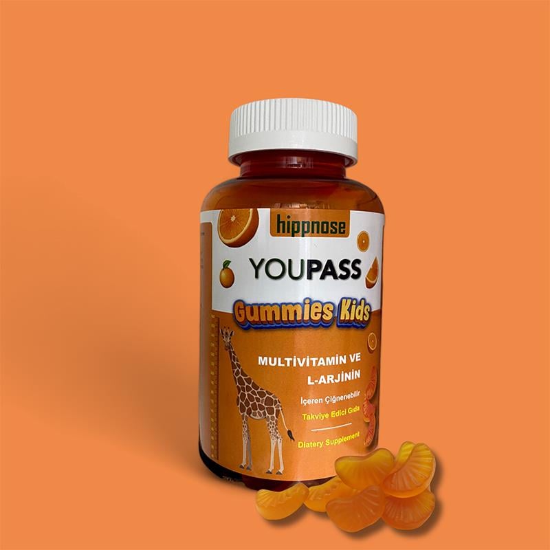 Hippnose You Pass Gummies Kids Takviye Edici Gıda 60 Çiğnenebilir Tablet