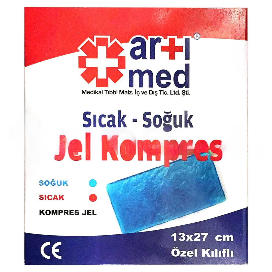 Artımed Sıcak Soğuk Jel Kompres Özel Kılıflı 13x27 cm