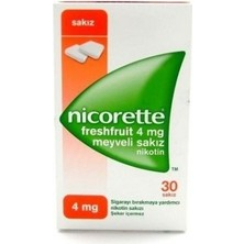 NICORETTE FRESHFRUIT 4MG 30 MEYVELI SAKIZ