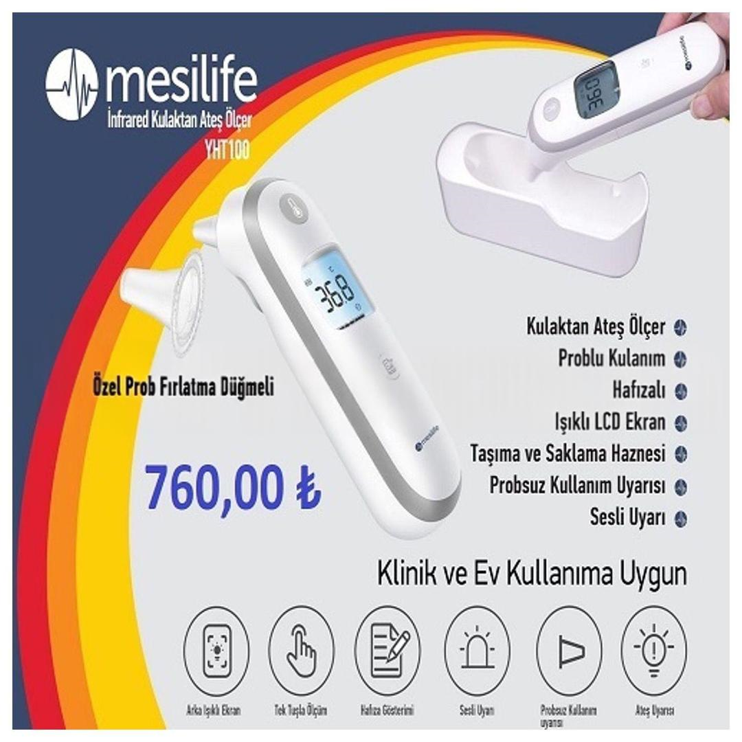 MesiLife Kulaktan Ateş Ölçer Yht-100