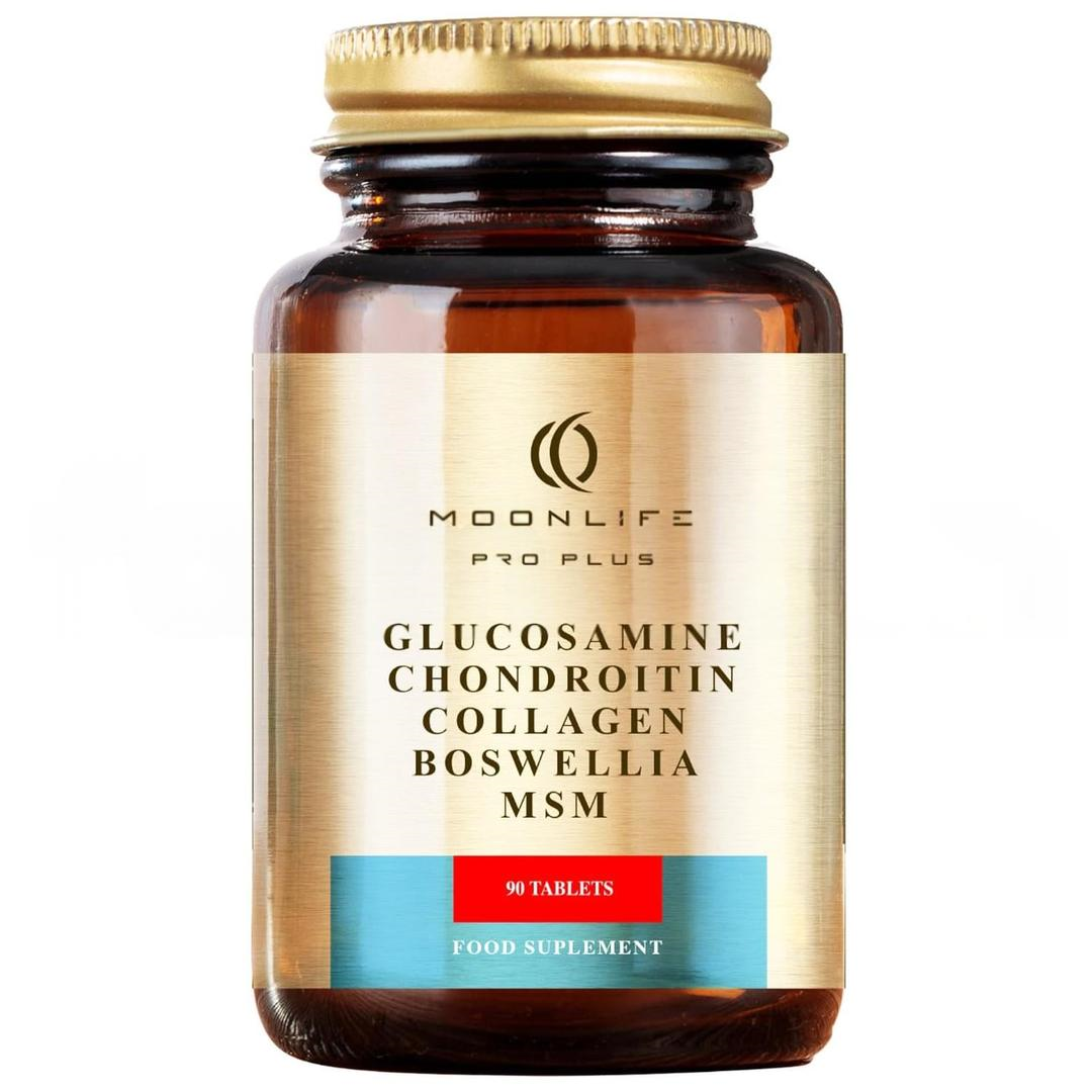 Moonlife Glucosamine Chondroitin Collagen Boswella MSM 90 Tablet - Eski Ambalaj