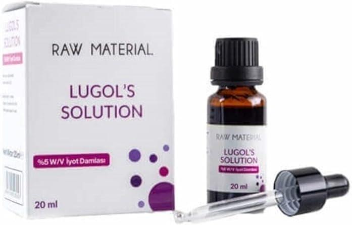 Raw Material Lugols Solution %2 İyot 30 ml Damla