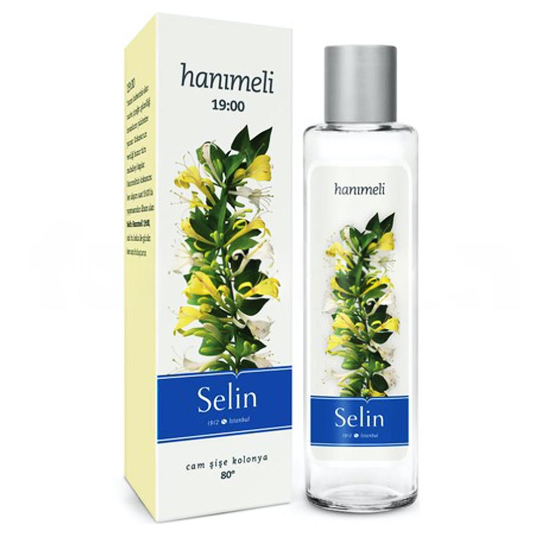 Selin Cam Şişe Kolonya Hanımeli 180 ml
