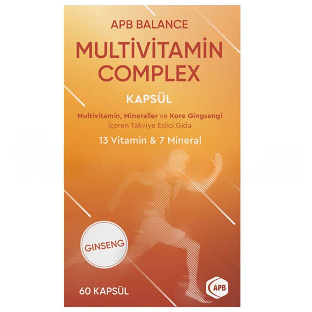 Apb Balance Multivitamin Complex 60 Kapsül