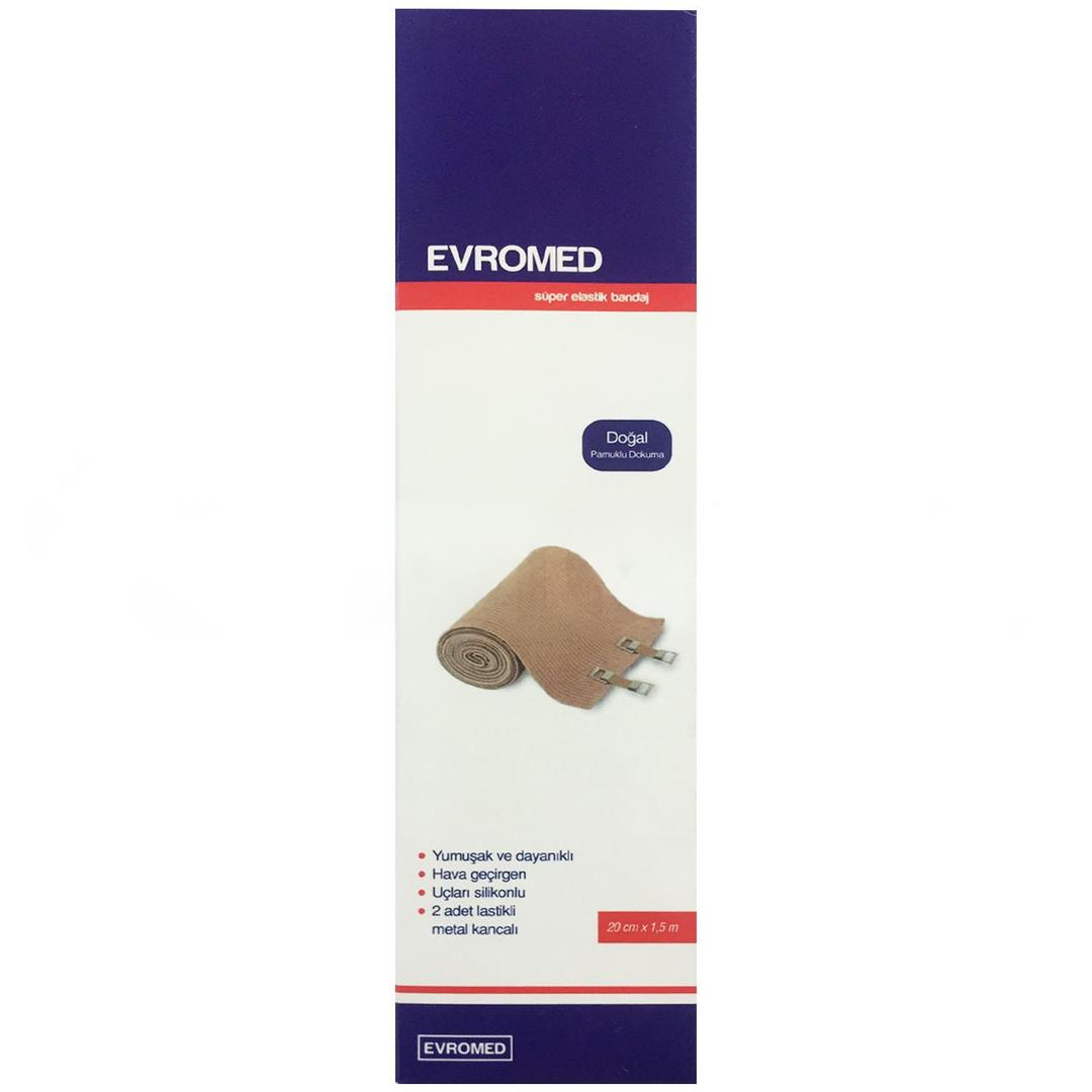 Evromed Elastik Bandaj 20cm x 1,5 m