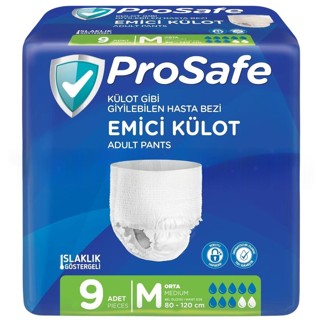 Prosafe Emici Külot Medium 9lu