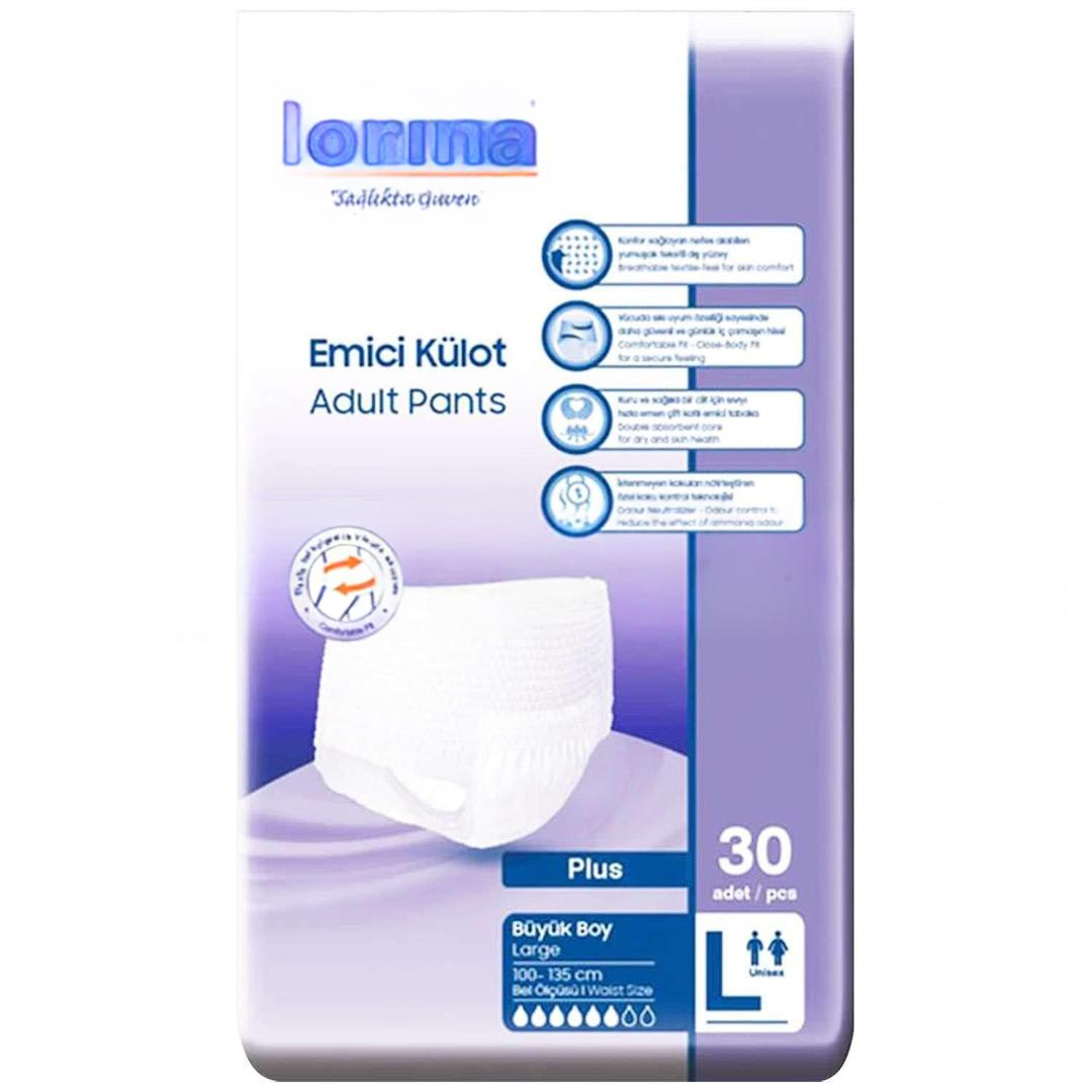 Lorina Emici Külot Plus Large 30lu