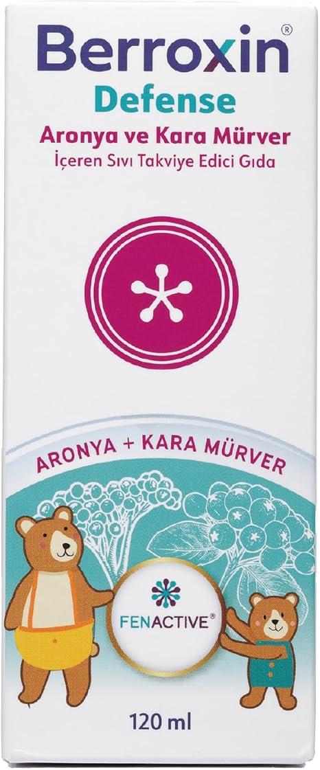 Berroxin Defense Aronya Kara Mürver İçeren 120 ml Şurup