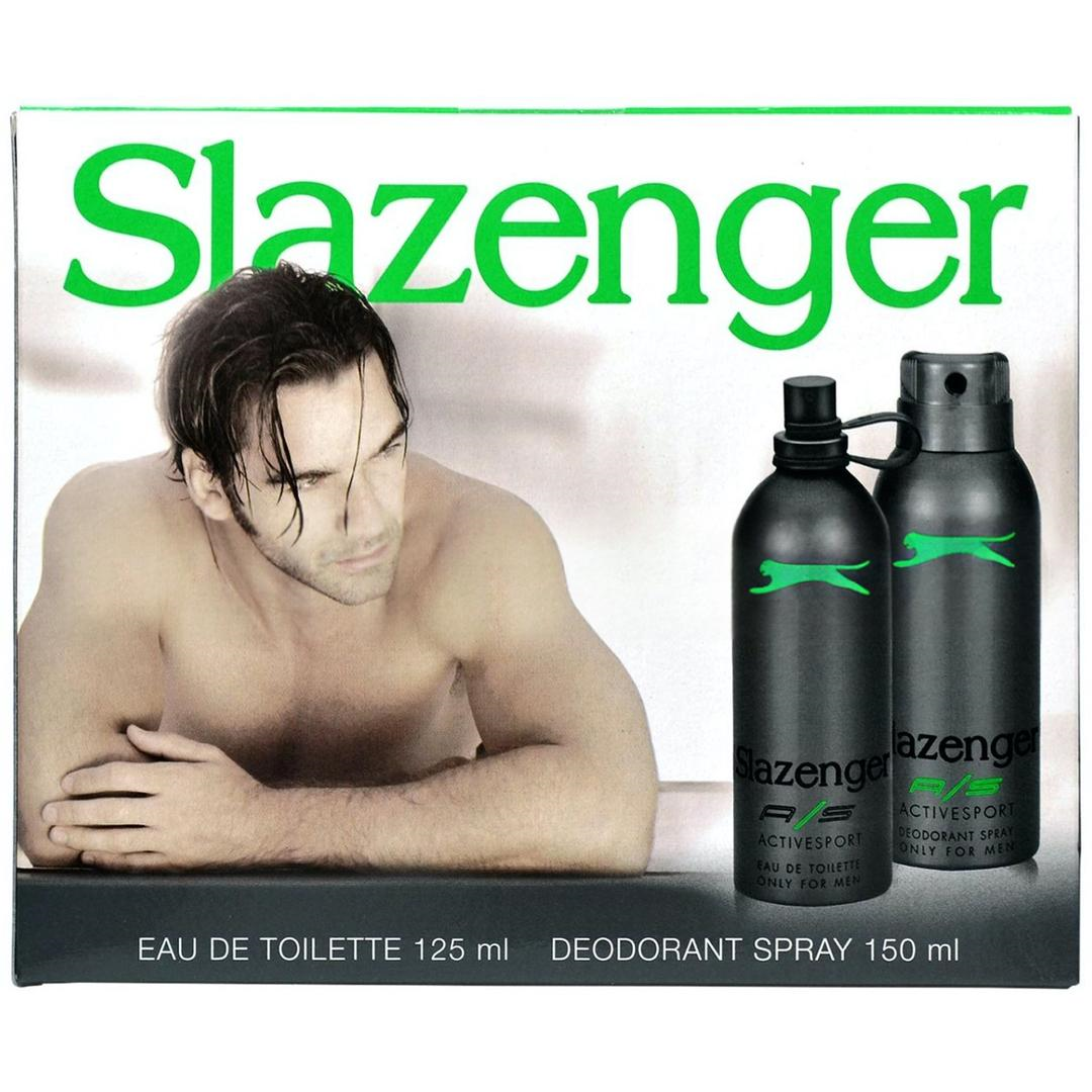 Slazenger Activesport Yeşil Kofre - Parfüm 125 ml + Deodorant 150 ml