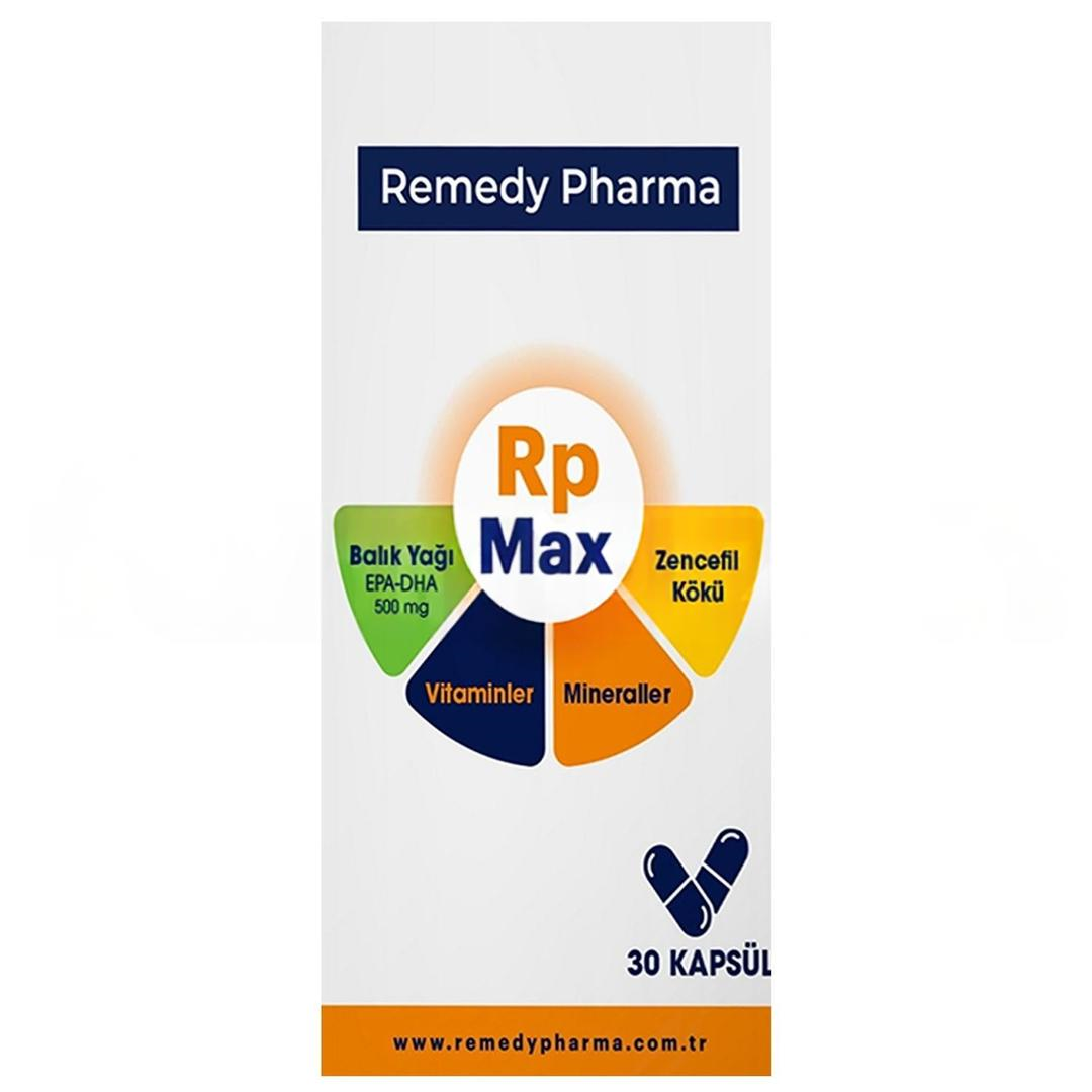 RP Max Multivitamin Mineraller ve Omega 3 30 Kapsül