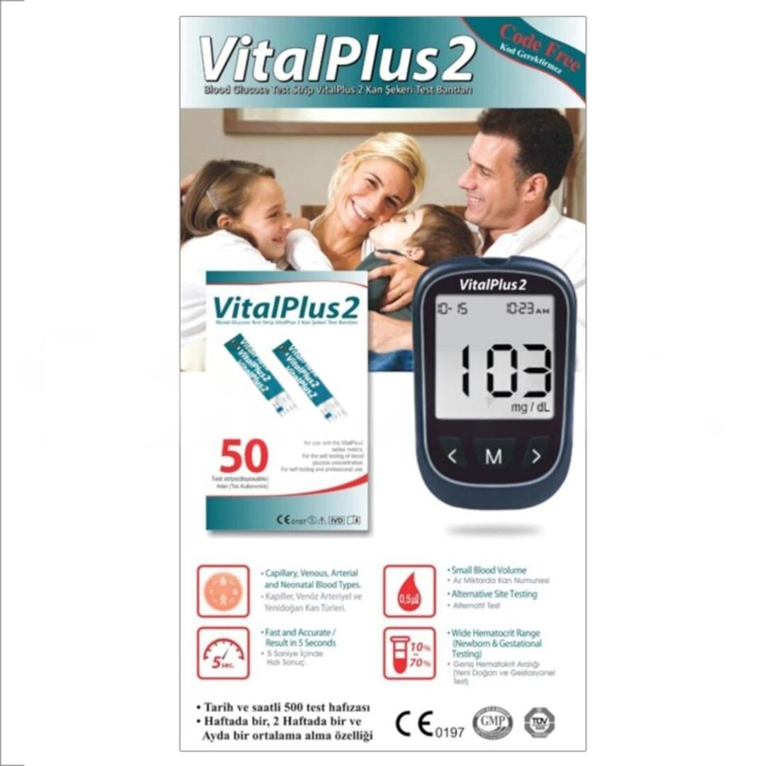 Vital Plus 2 Şeker Ölçüm Cihazı