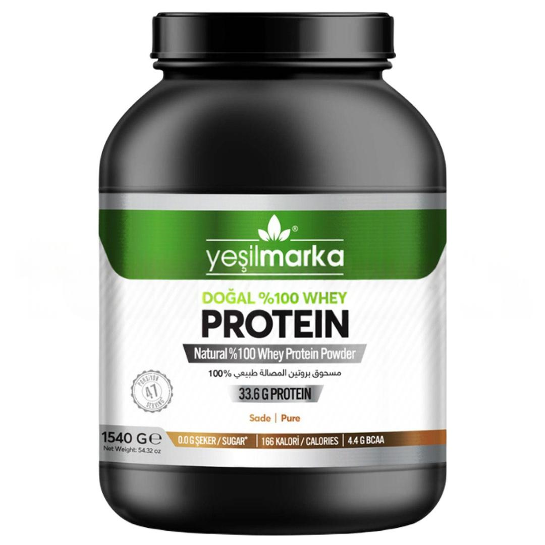 Yeşilmarka Doğal Whey Protein Sade & Pure 1540 gr