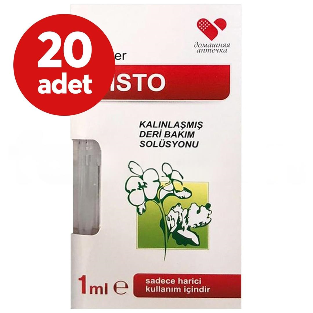 Çisto Et Beni Siğil ve Nasır Solüsyonu 1 ml - 20li Stant