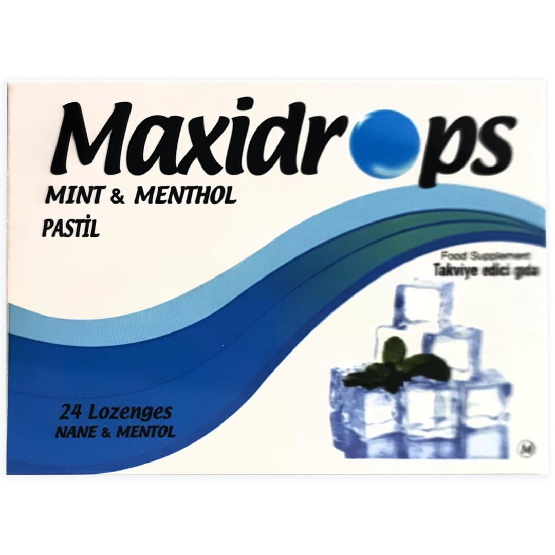 Maxidrops Pastil Nane Mentol 24lü