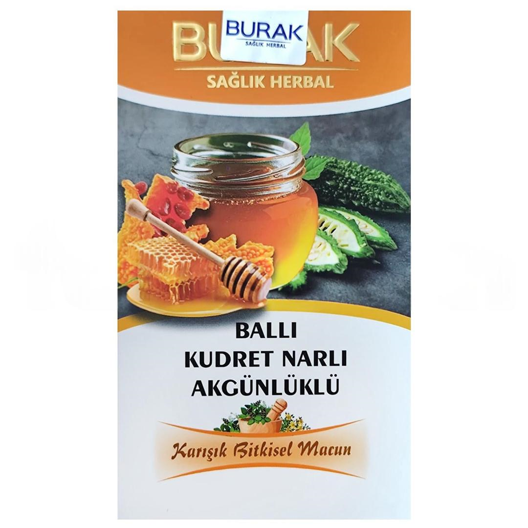 Burak Sağlık Ballı Kudret Narlı Akgünlüklü Karışık Bitkisel Macun 420 gr