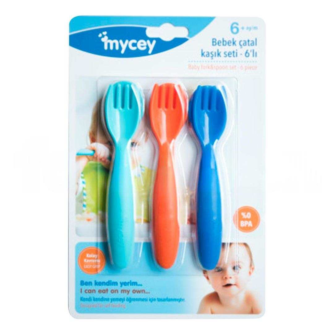 Mycey Çatal Kaşık Seti Erkek 6lı