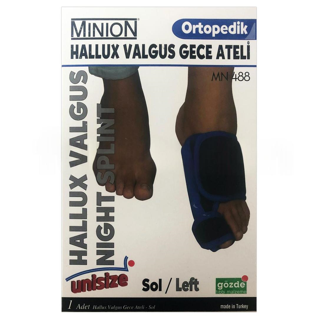 Minion Hallux Valgus Gece Ateli Sol - Standart Size