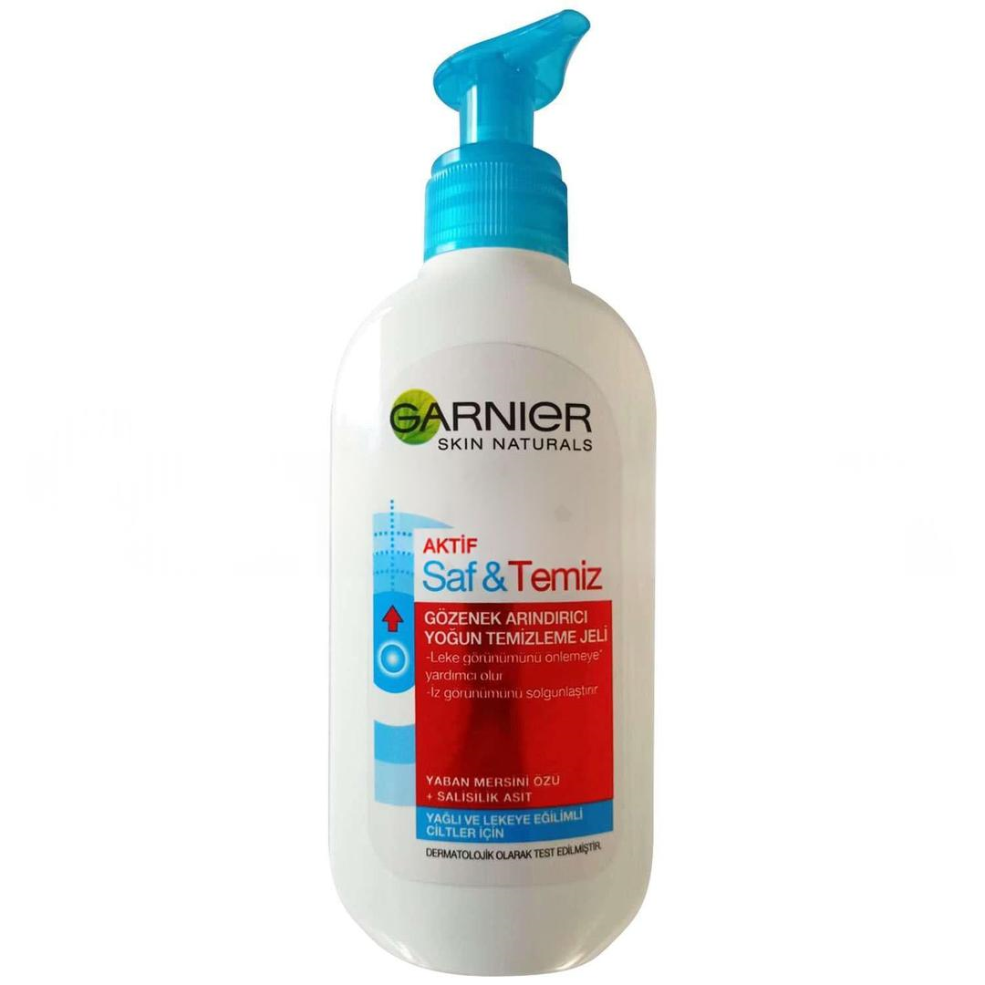 Garnier Aktif Saf & Temiz Yüz Temizleme Jeli Yoğun Gözenek Arındırıcı 200 ml