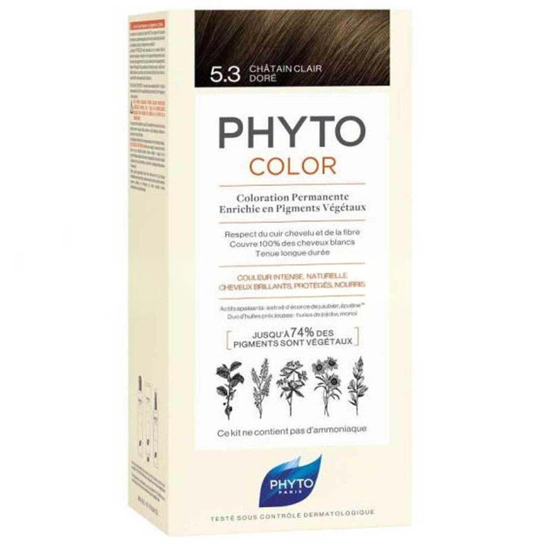 Phyto Color Saç Boyası - 5.3 Açık Kestane Dore - Puansız