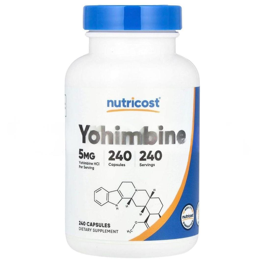 Nutricost Yohimbine 5 mg 240 Kapsül - İthal