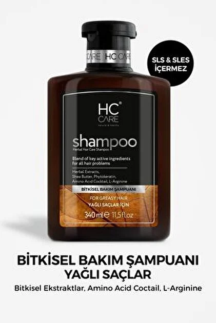 Hc Care Normal ve Kuru Saçlar için 340 ml Şampuan