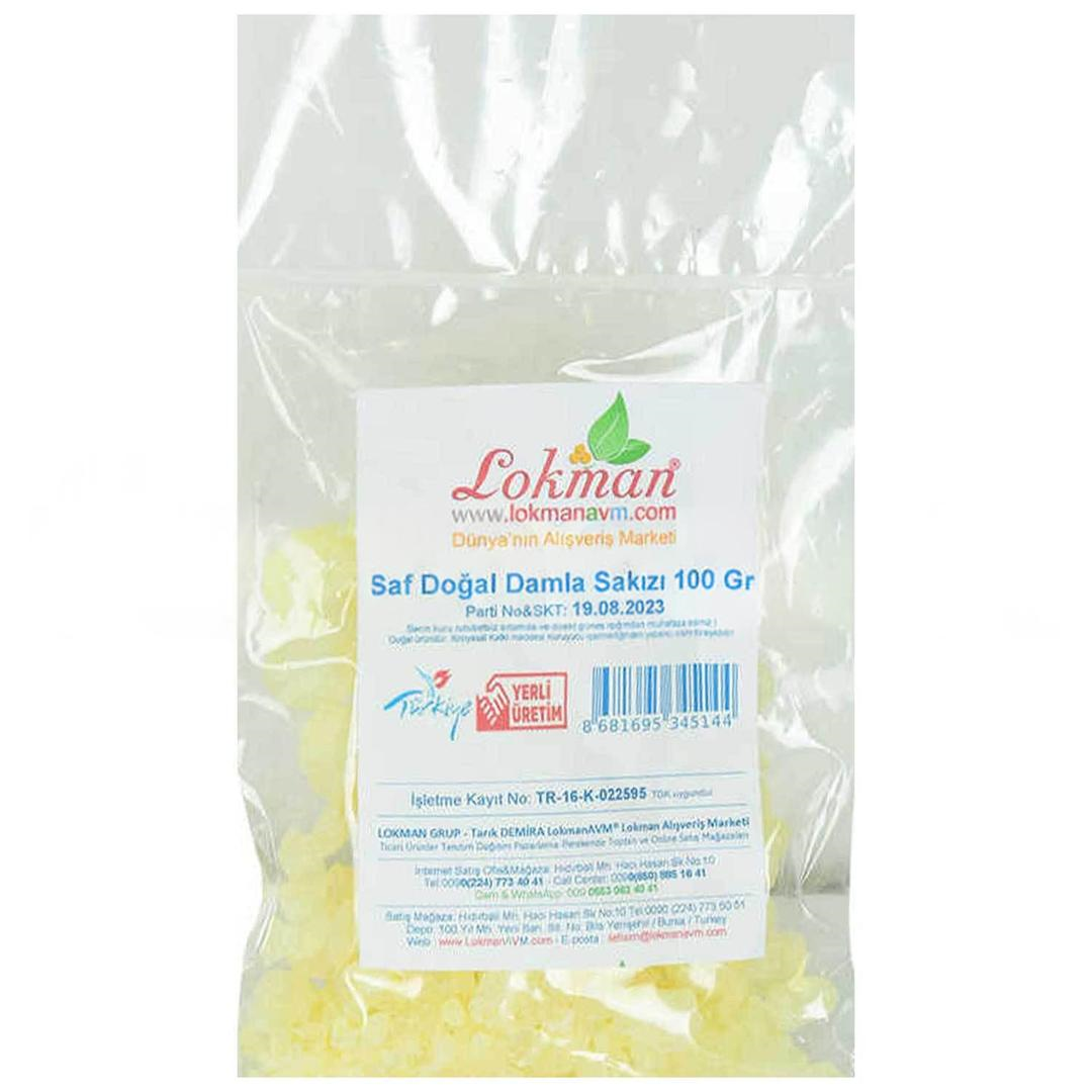 Lokmanavm Damla Sakızı Saf Doğal 100 gr