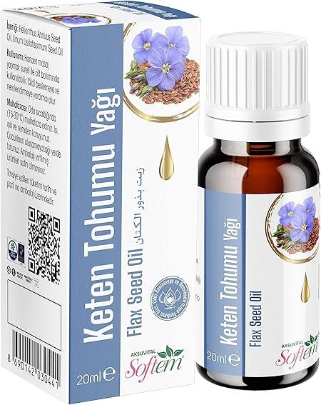 Softem 20 ml Keten Tohumu Yağı