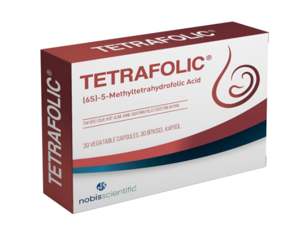 TETRAFOLIC 30 VEGATABLE CAPSUL