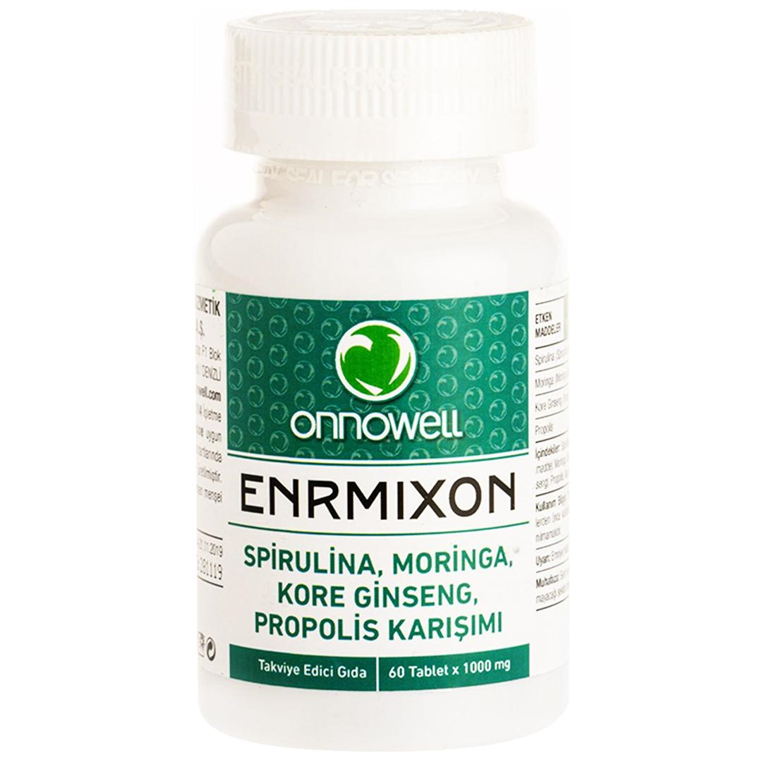 Onnowell Enrmıxon Spirulina Moringa Kore Ginseng Propolis 60 Tablet