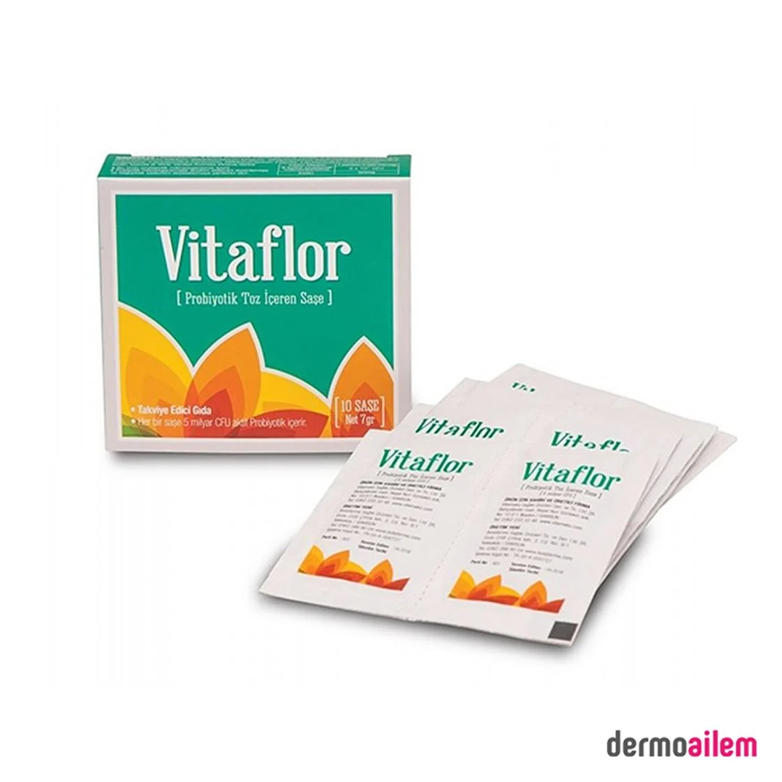 VITAFLOR 7GR PROBİYOTİK TOZ İÇEREN 10 SAŞE