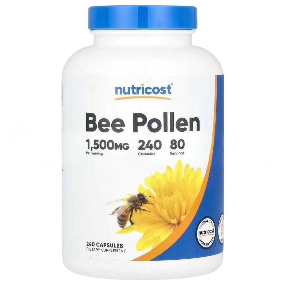 Nutricost Bee Pollen 1,500 mg 240 Capsules - İthal
