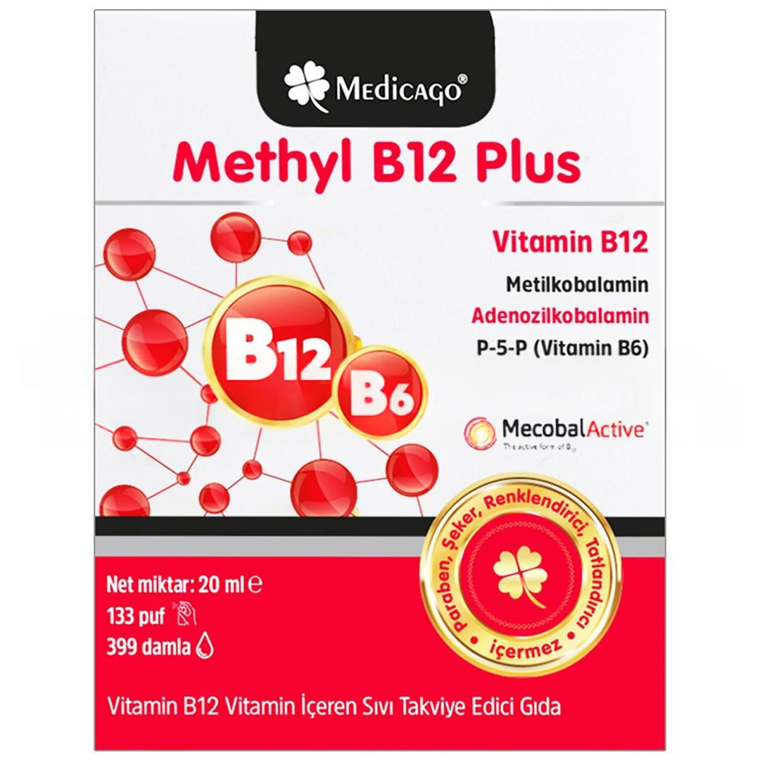 Medicago Methyl B12 Plus Sprey 20 ml