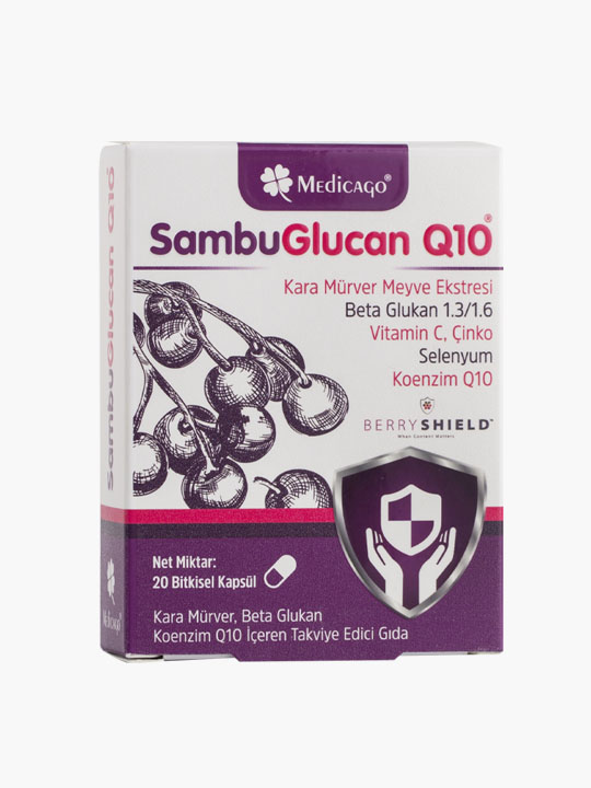 Medicago SambuGlucan Q10 20 Kapsül