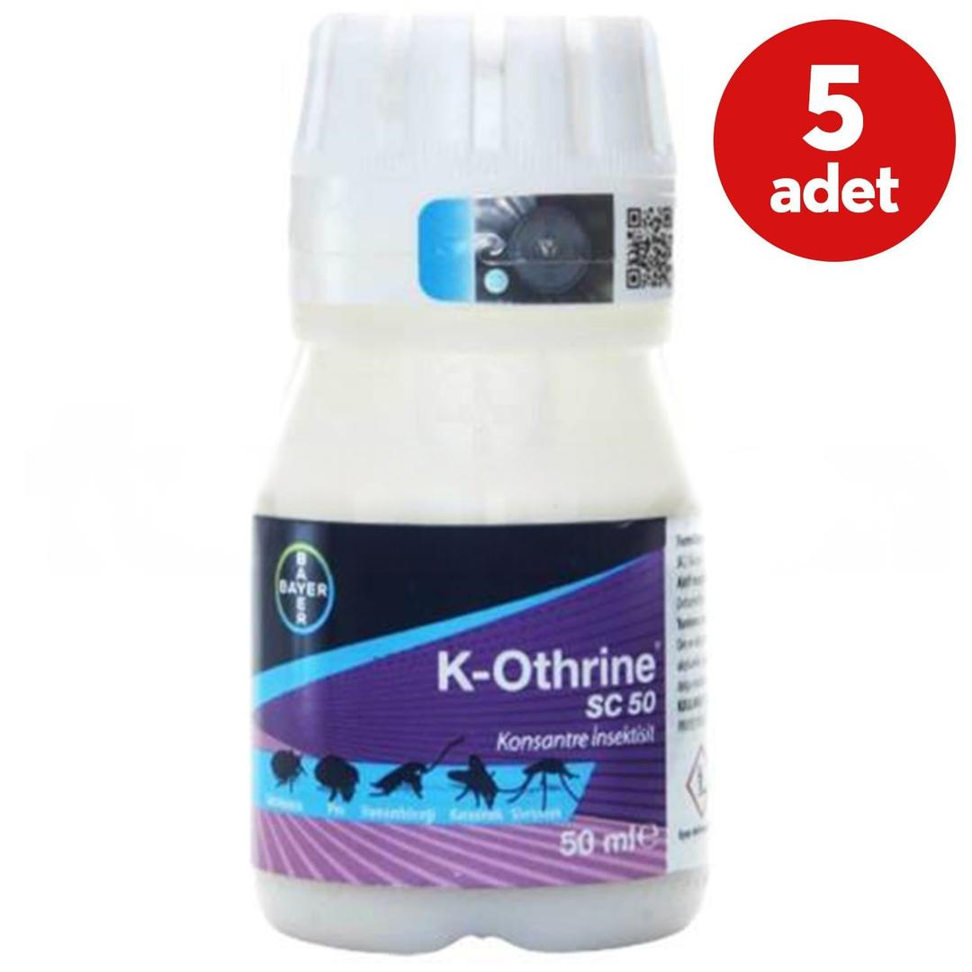 Bayer K-Othrine SC50 Konsantre İnsektisit 50 ml - 5 Adet