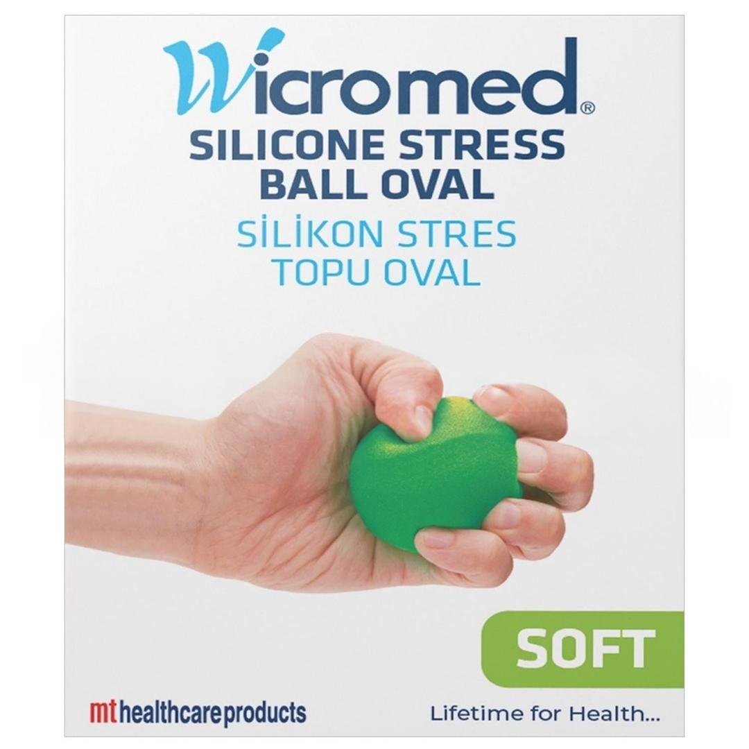 Wicromed Stres Topu Silikon Oval Yeşil