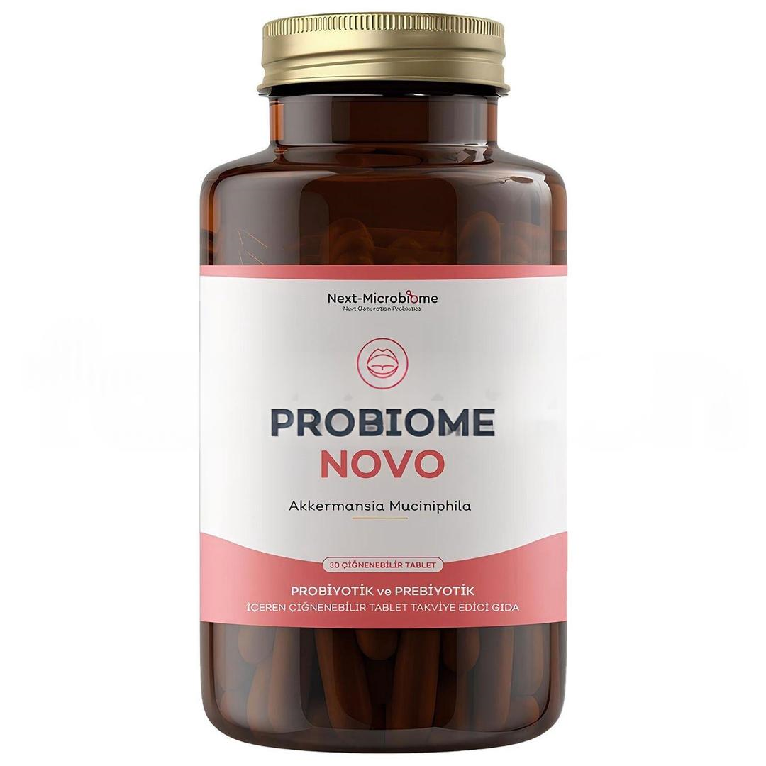 Next-Microbiome Probiome-Novo Probiyotik ve Prebiyotik 30 Çiğnenebilir Tablet