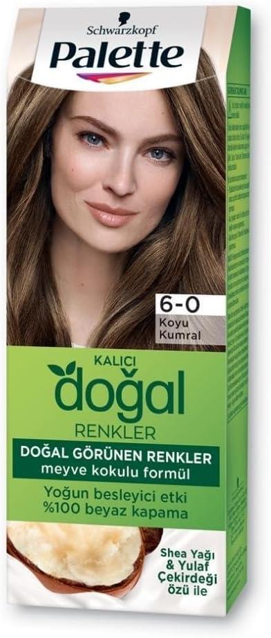 Palette Kalıcı Doğal Renkler 6 0 Koyu Kumral Saç Boyası