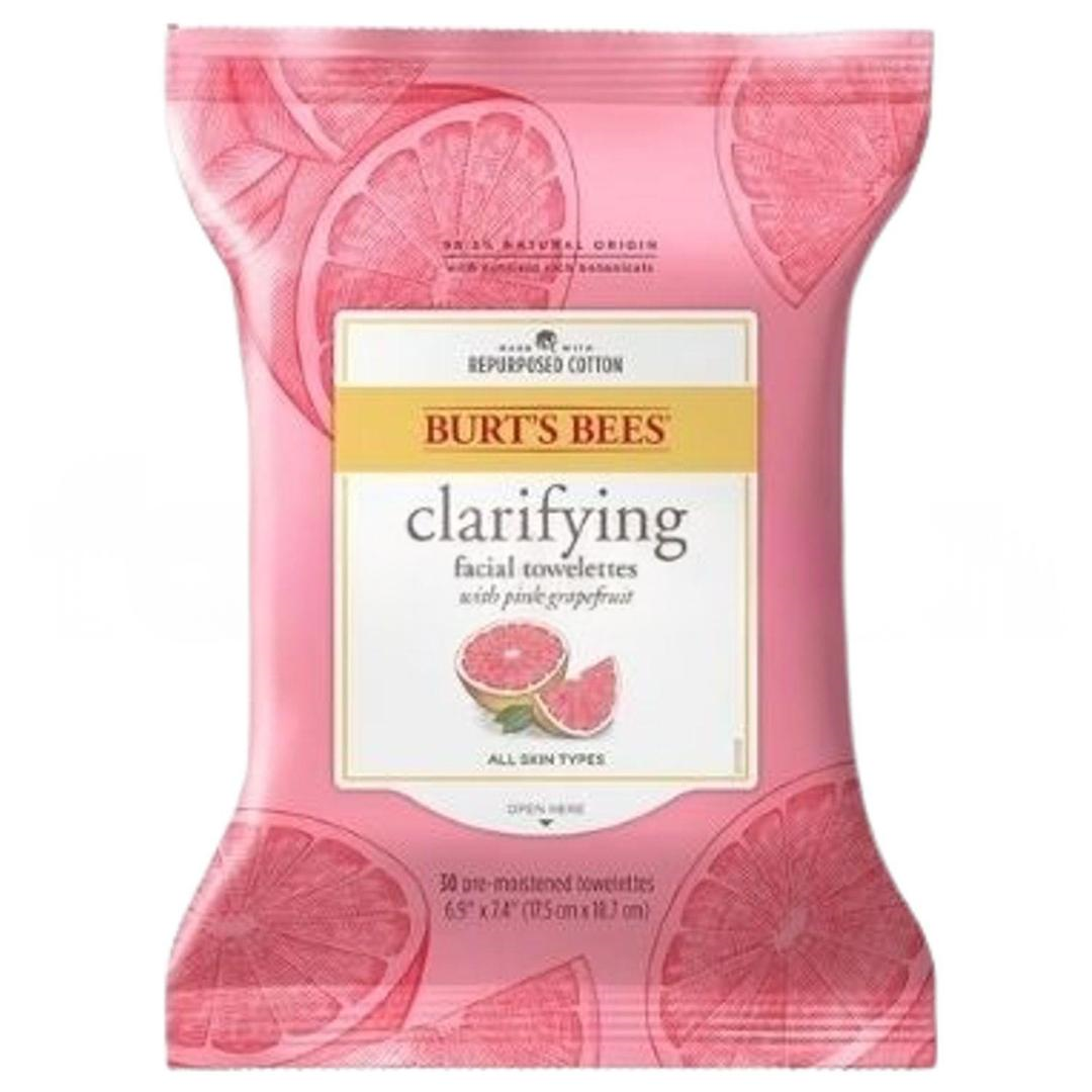 Burts Bees Clarifying Makyaj Temizleme Çıkarıcı Havlular Greyfurt 30 Adet 144.5 gr