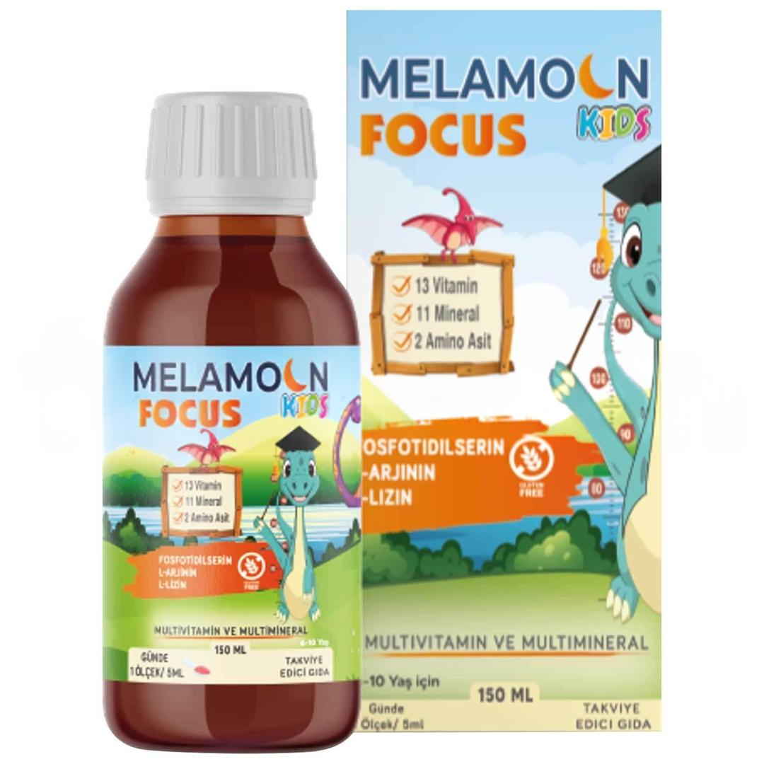 Melamoon Kids Focus Multivitamin & Mineral Fosfotidilserin Şurup 150 ml