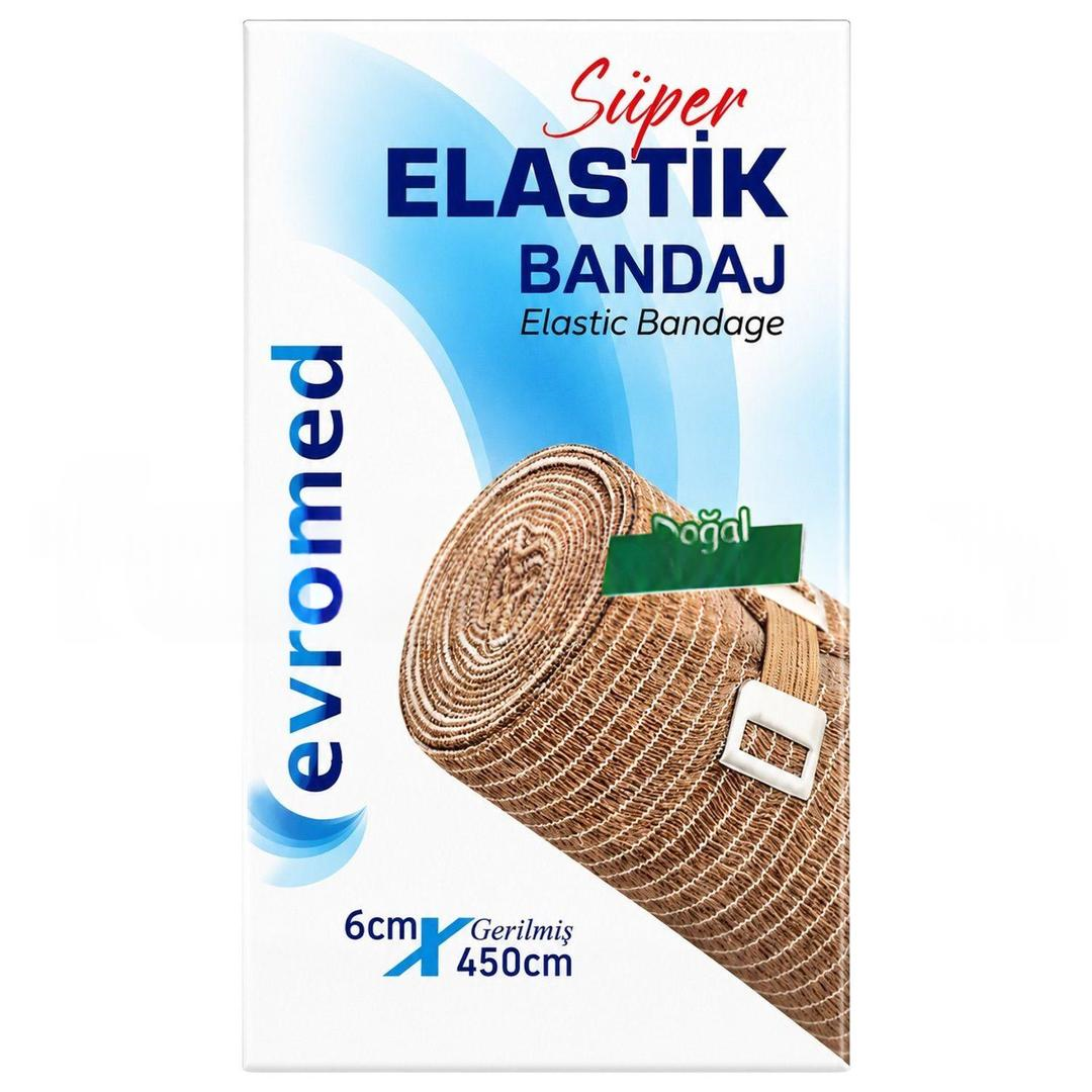 Evromed Elastik Bandaj 8cm x 4,5m