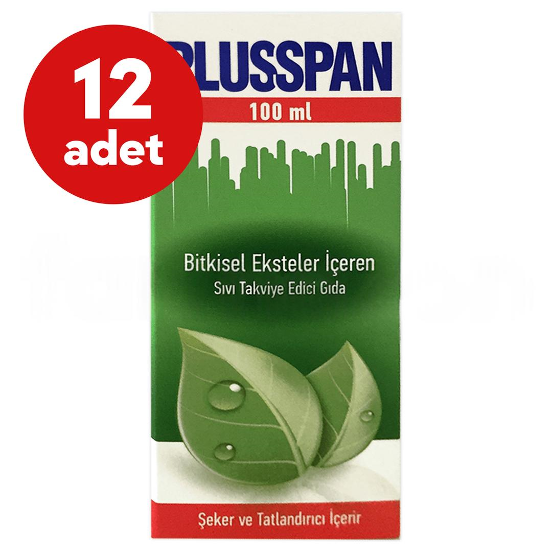 Plusspan Şurup 100 ml - 12 Adet