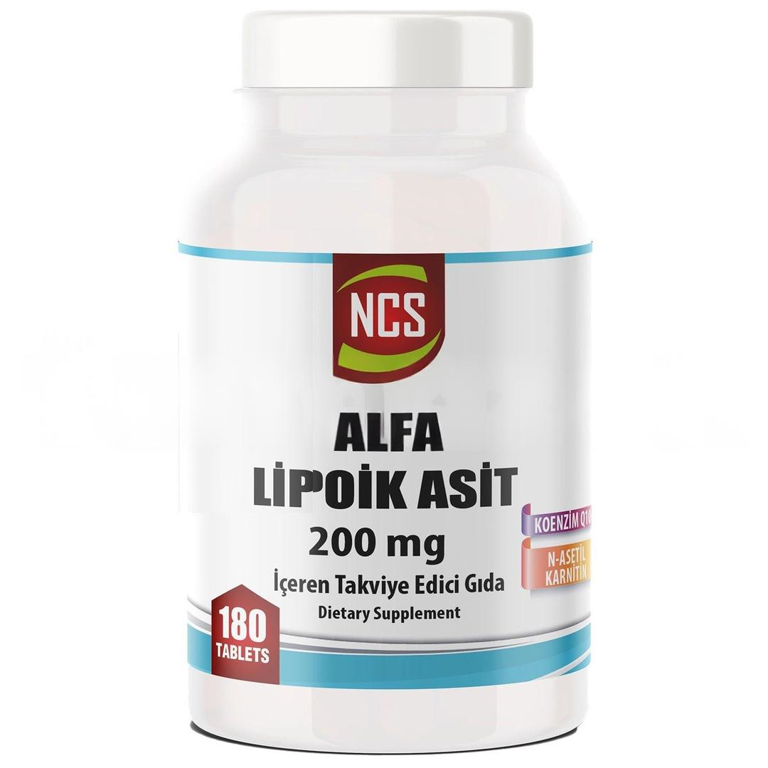 NCS Alfa Lipoik Asit 200 mg 180 Tablet Complex