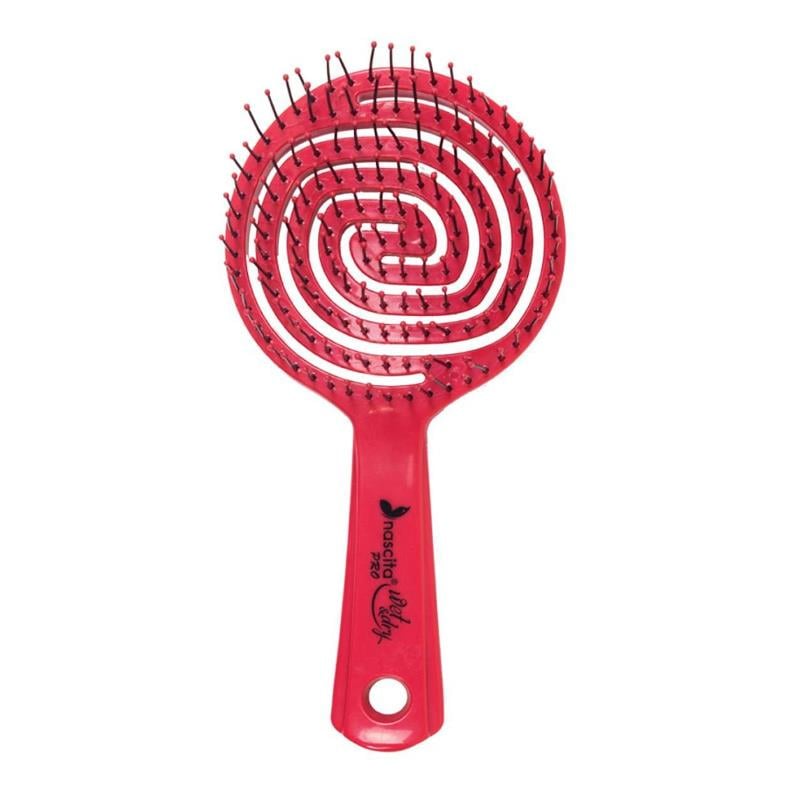 Nascita Pro 3D Flexi Kontrol Açma Tarama Saç Fırçası Koyu Pembe