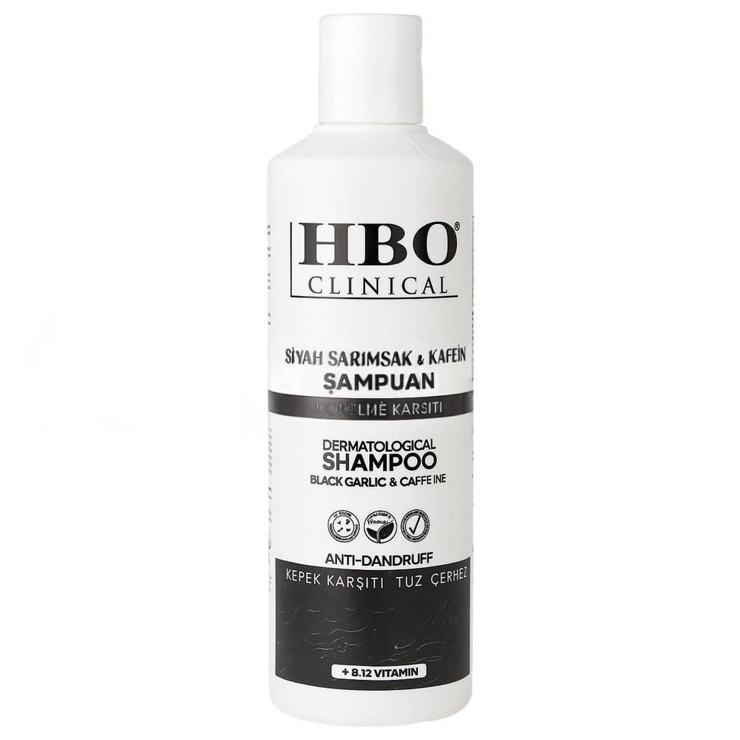 Hbo Clinical Black Garlic and Caffeine Shampoo 500 ml