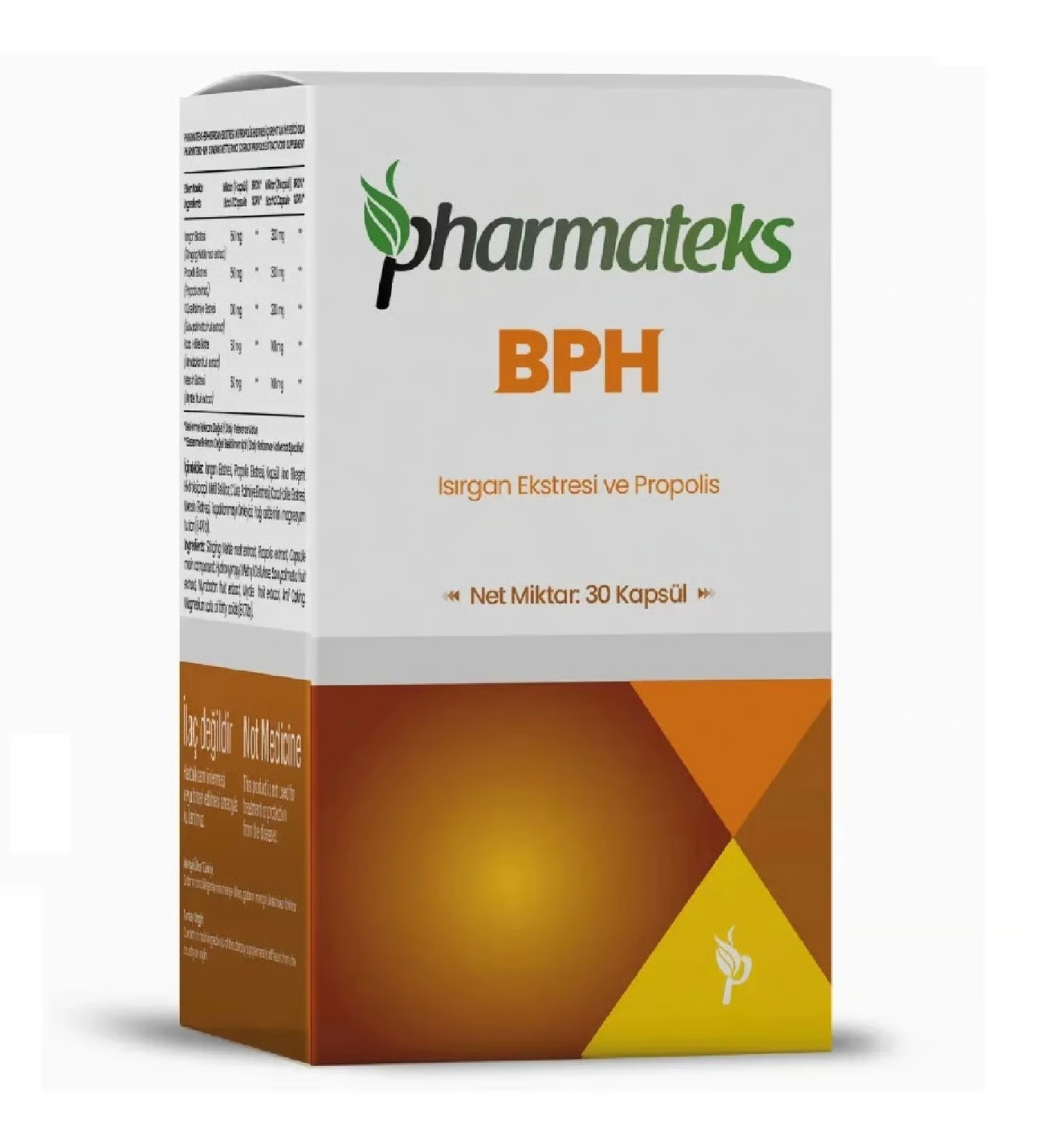 Pharmateks Bph Isırgan Ekstresi Propolis 30 Kapsül