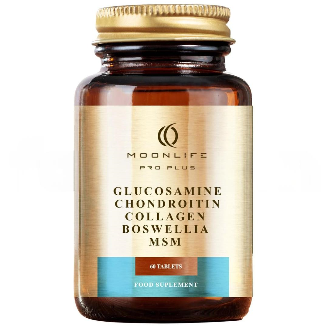 Moonlife Glucosamine Chondroitin Collagen Boswella MSM 60 Tablet - Eski Ambalaj
