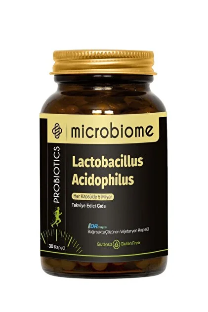 Microbiome Lactobacillus Acidophilus Probiyotik 30 Kapsül