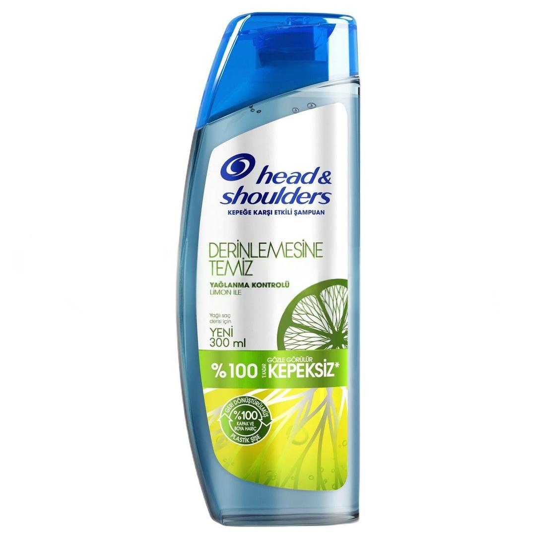 Head & Shoulders Derinlemesine Temiz Şampuan Yağlanma Kontrolü 300 ml