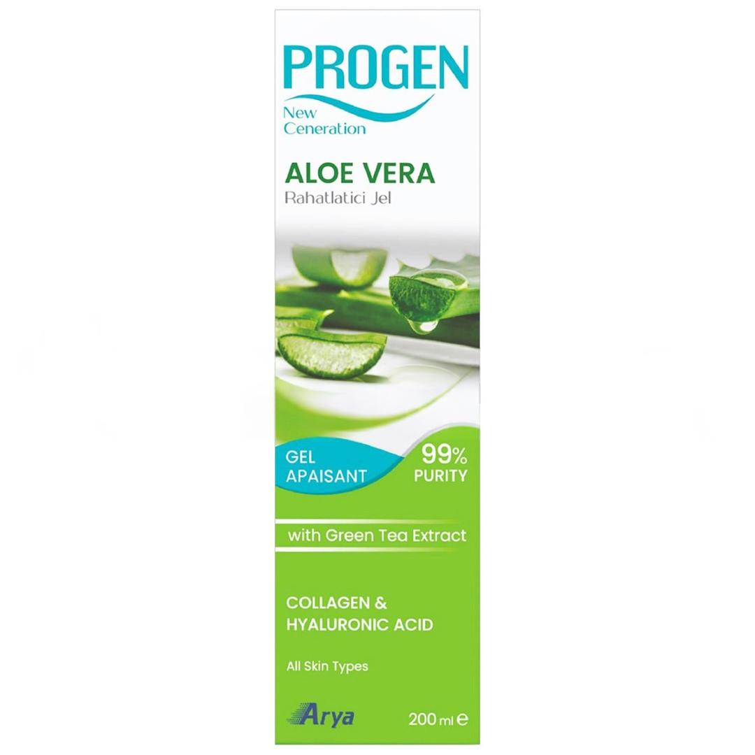 Progen Aloe Vera Collagen Hyaluronic Asit Rahatlatıcı Jel 200 ml